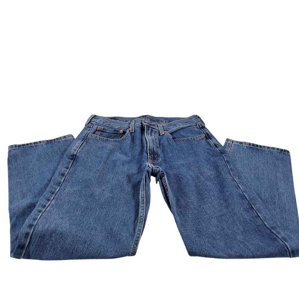 Levi Strauss 550 Mens Jeans W31 L30 Blue Straight‎ Fit Denim Pants